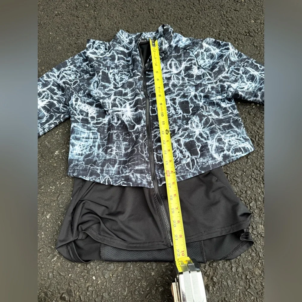 Women SPYDER Sport Black/Gray Layered Jacket Size Small Active Sport‎ Athletic